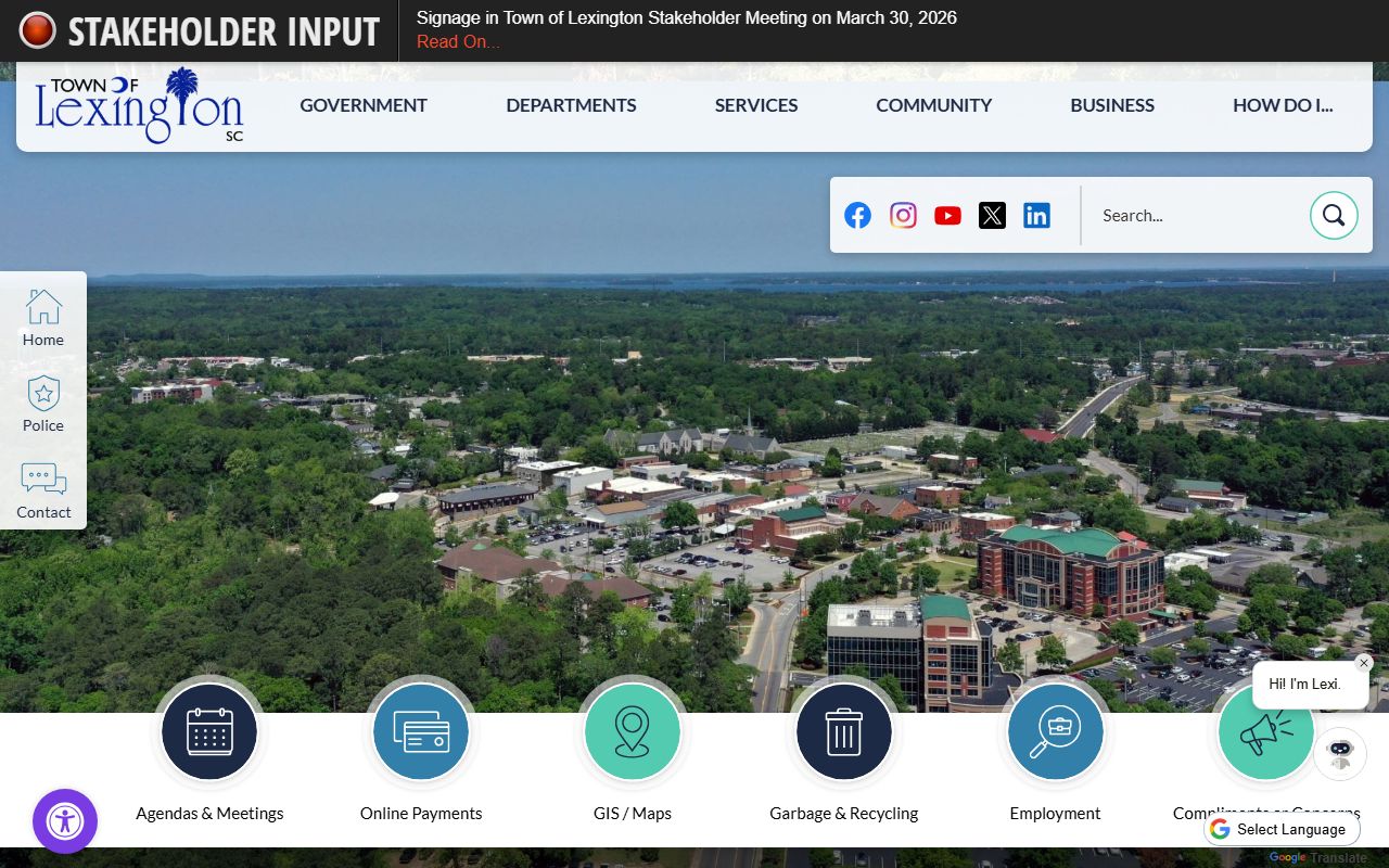 Lexington town genealogy research resources